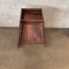 Mid Century Modern Walnut End Table