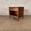 Mid Century Modern Walnut Nightstand