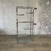 Mid Century Chrome Shelving Unit