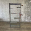 Mid Century Chrome Shelving Unit