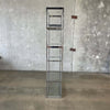 Mid Century Chrome Shelving Unit