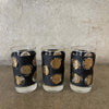 Set of Three Mid Century Libby Coin Glass