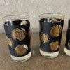 Set of Three Mid Century Libby Coin Glass