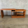 Mid Century Modern Expanding Media Console / Desk