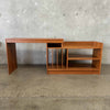 Mid Century Modern Expanding Media Console / Desk