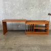 Mid Century Modern Expanding Media Console / Desk