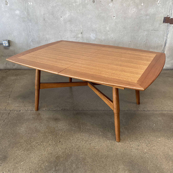 Mid Century Teak Dining Table John Keal For Brown Saltman