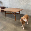 Mid Century Teak Dining Table John Keal For Brown Saltman