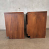 Pair of Mid Century Basset Bentwood Third Dimension Nightstands