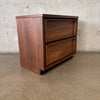 Pair of Mid Century Basset Bentwood Third Dimension Nightstands