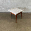 Mid Century Drexel Declaration Walnut Footstool / Ottoman