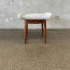 Mid Century Drexel Declaration Walnut Footstool / Ottoman