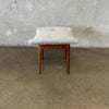 Mid Century Drexel Declaration Walnut Footstool / Ottoman