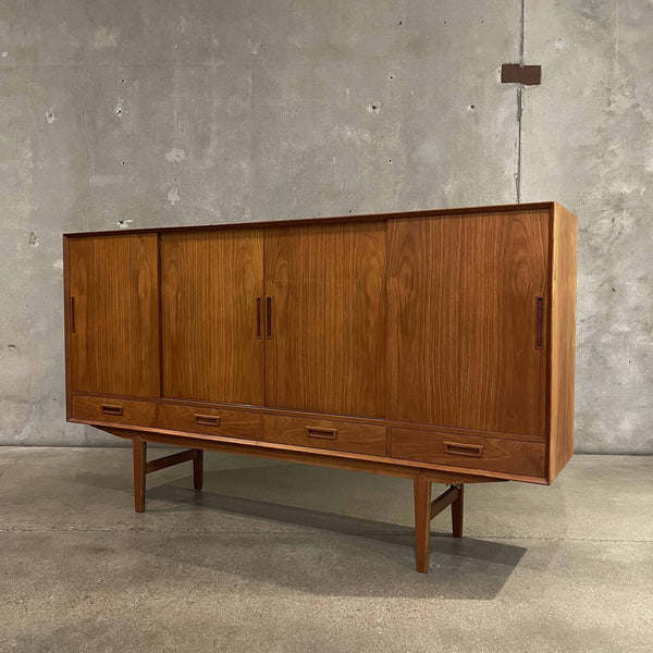 Mid Century Modern Vemb Mobelfabrik Teak Wood Sideboard