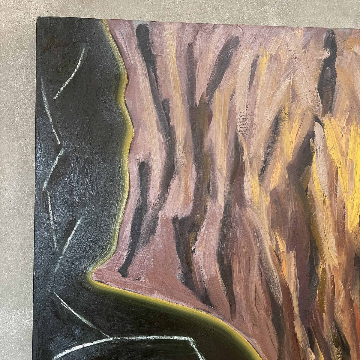 1982 "Pose of Indifference" by George Rodart (Oil on Canvas)