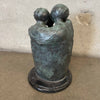 1960's Brutalist Bronze Sculpture on Marble Base (Signed)