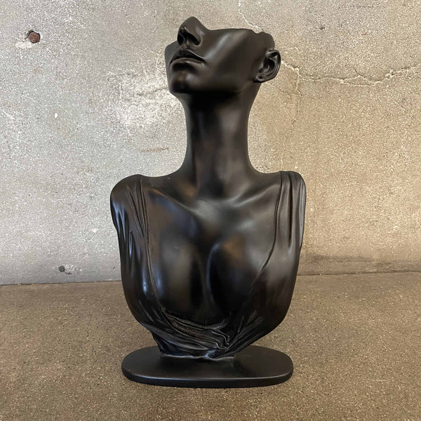 1980's Post Modern Ceramic Female Bust