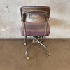 Vintage Industrial Steelcase Adjustable Rolling Chair