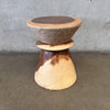 Solid Wood and Rope Accent Table