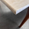 Mitchell and Gold Teak and Travertine Coffee Table