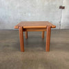 Mid Century Solid Teak Coffee Table