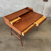 Danish Modern Teak Desk by Arnewahl Iversen