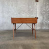 Danish Modern Teak Desk by Arnewahl Iversen