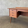 Danish Modern Desk in Teak by Svend Aage Madsen