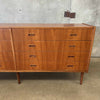 Mid Century Danish Teak 8 Drawer Dresser