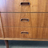 Mid Century Danish Teak 8 Drawer Dresser