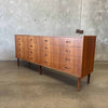 Mid Century Danish Teak 8 Drawer Dresser