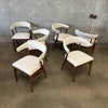 Set of 6 Mid Century Dining Chairs  by Shelby Williams