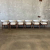 Set of 6 Mid Century Dining Chairs  by Shelby Williams