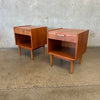 Mid Century Danish Teak Nightstands