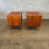 Mid Century Danish Teak Nightstands