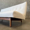 1950's Jens Risom Model U-250 Armless Sofa, Reupholstered Early 2000's