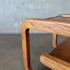 Vintage Oak Mersman Side Table