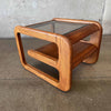 Vintage Oak Mersman Side Table