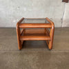 Vintage Oak Mersman Side Table