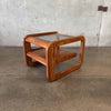 Vintage Oak Mersman Side Table