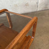 Vintage Oak Mersman Side Table