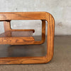 Vintage Oak Mersman Side Table