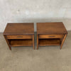 Mid Century Modern Broyhill Emphasis Nightstands