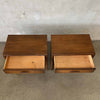 Mid Century Modern Broyhill Emphasis Nightstands