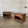 Mid Century Modern Broyhill Emphasis Nightstands