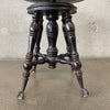 Antique Oakwood Piano Stool