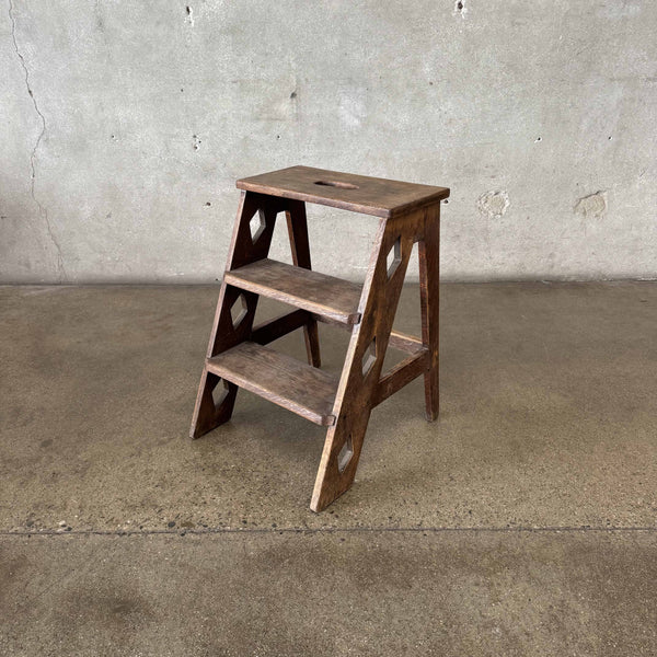 Vintage Primitive Step Ladder