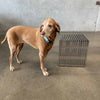 Mid Century Chrome Slatted Side Table