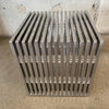 Mid Century Chrome Slatted Side Table