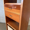 Vintage Plummer's Tall Teak 6 Shelve Scandinavian & 2 Drawer Shelving Unit